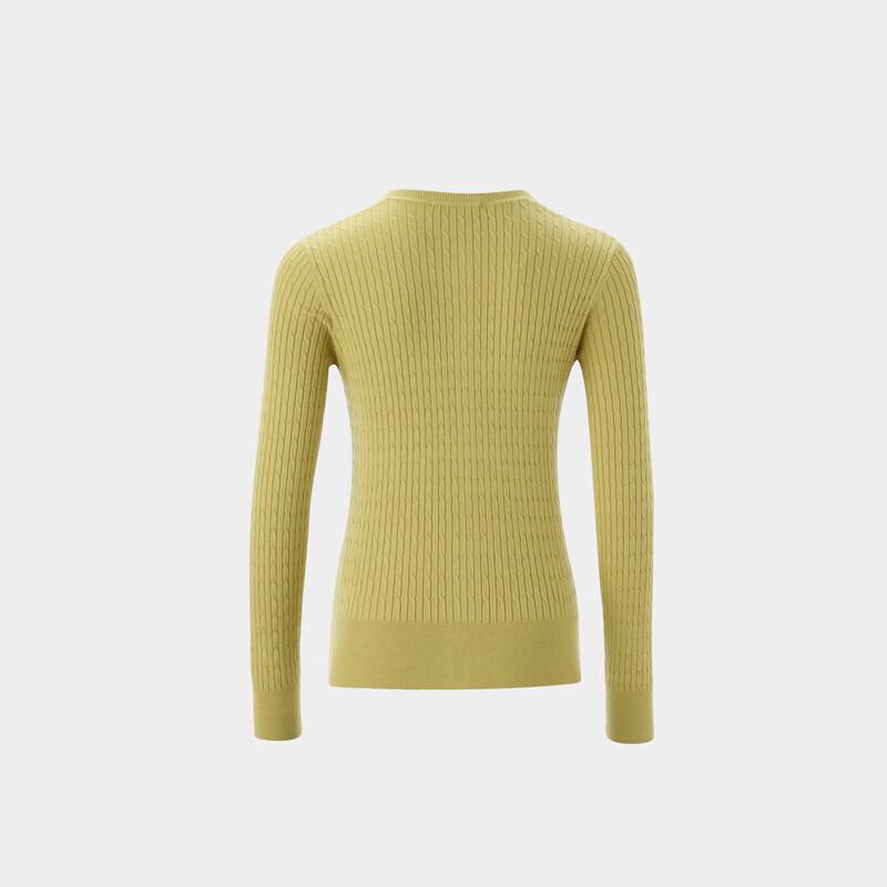 

Женский кардиган Biyinlefen из шерстяной смеси с кабельным узором