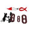 Santa Hat Scarf Lizard Leash Harness Set Adjustable Soft Bearded Dragon Harness Leash for Reptile