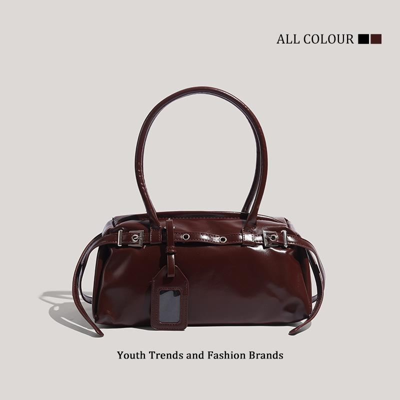Autumn new sausage locomotive bag sweet cool women's handbag fashionable simple underarm bag