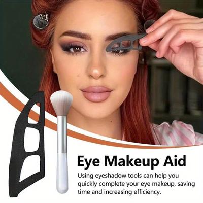 MultiFunctional Eye Shadow Stencil Set Perfect Flawless Makeup Guide Easy Application Ultimate Eye Makeup Tool Kit Stunning Looks