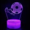 Night Desk Lamp For Children Soccer Football Cleats 3D Illuminated + Remote Control