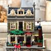 Kreative Straßenansicht Pariser Restaurant Bausteine Architekturmodell Zusammenbau Steine Spielzeug Geschenk für Kinder Kind Erwachsener Mädchen
