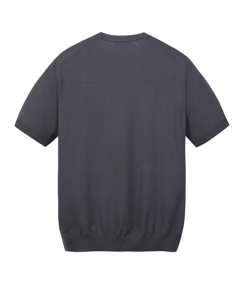 Jilseutyueoteunyuyogmaen Silky Crew Neck Knit - Dark Gray (Jnsw6B304G3)