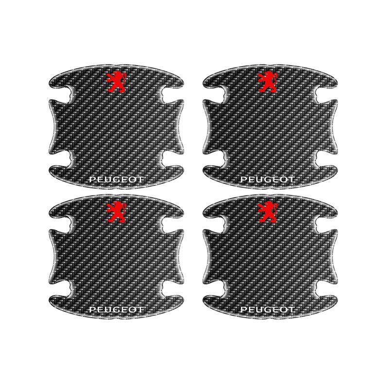 2026 Adesivo per Auto Caldo Adesivi per Tazza Maniglia Porta Auto Protezione Striscia Anti-collisione Maniglia Auto Per Peugeot 206 307 308 3008 207 2