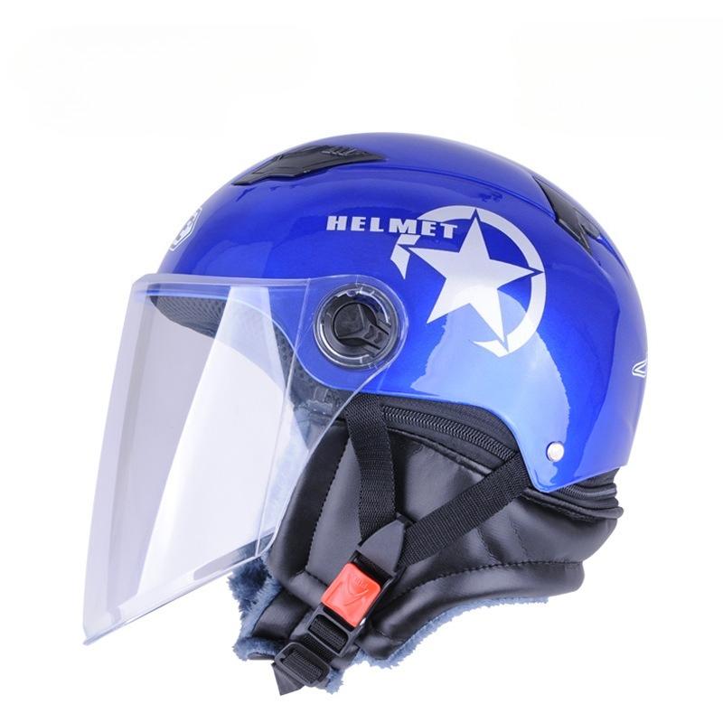 Battery Car Scarf Protective Cap Motorcycle with Four Seasons, Autumn Warmth, Men's and Women's Spring and Autumn Electric Vehicle Helmets