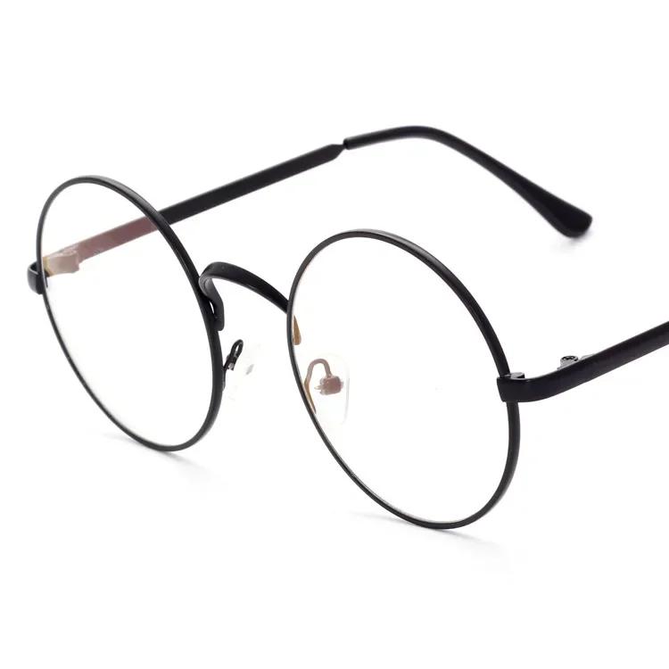 Cosplay Anime Frame Round Metal Flat Retro Art Glasses Adult Children Gift Clothing Props Men Women Dress Up De Grau