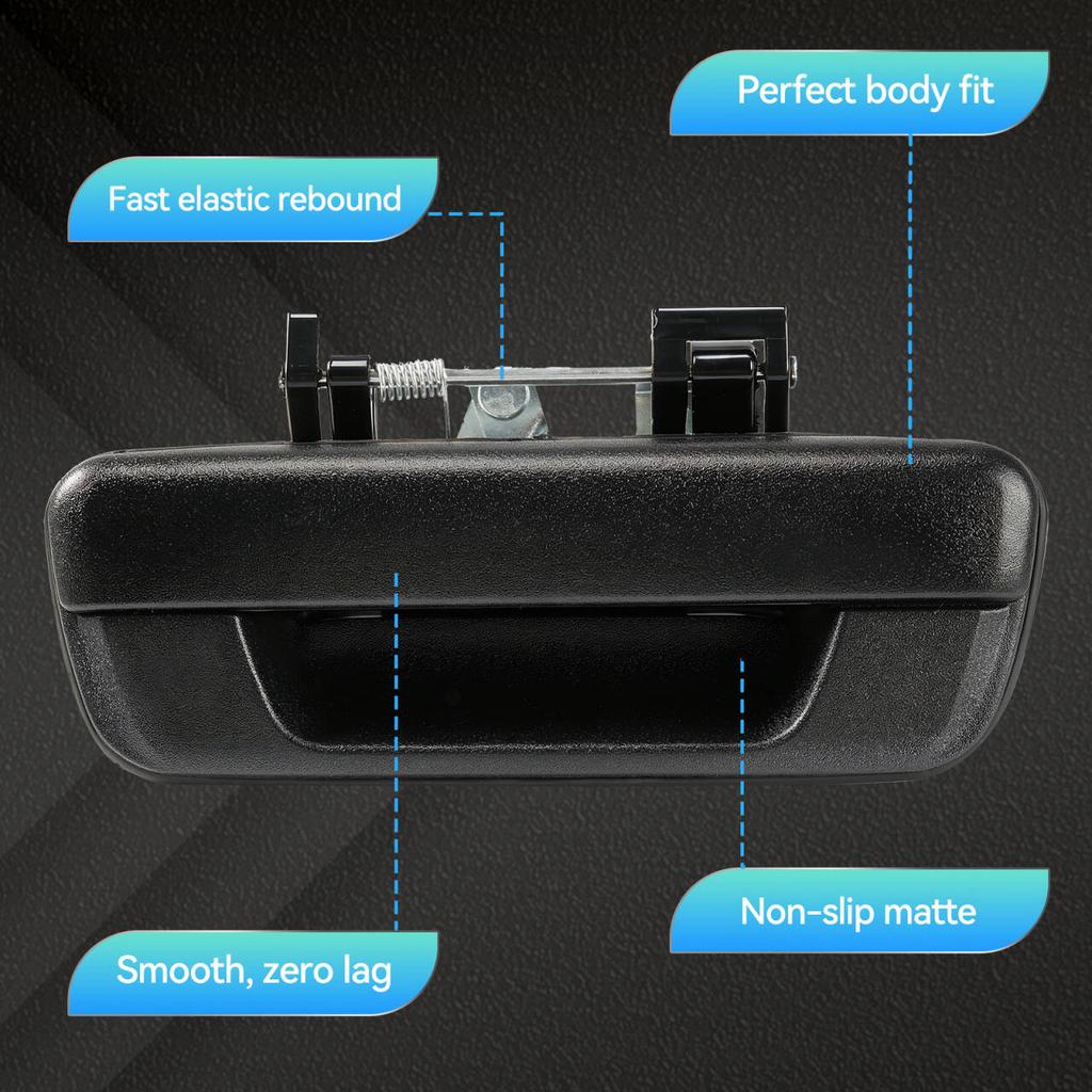 For 2004-2014 Chevy Colorado GMC Canyon Exterior Rear Tailgate Door Handle with Latch Lock 97319415 GM1915127 Replacement