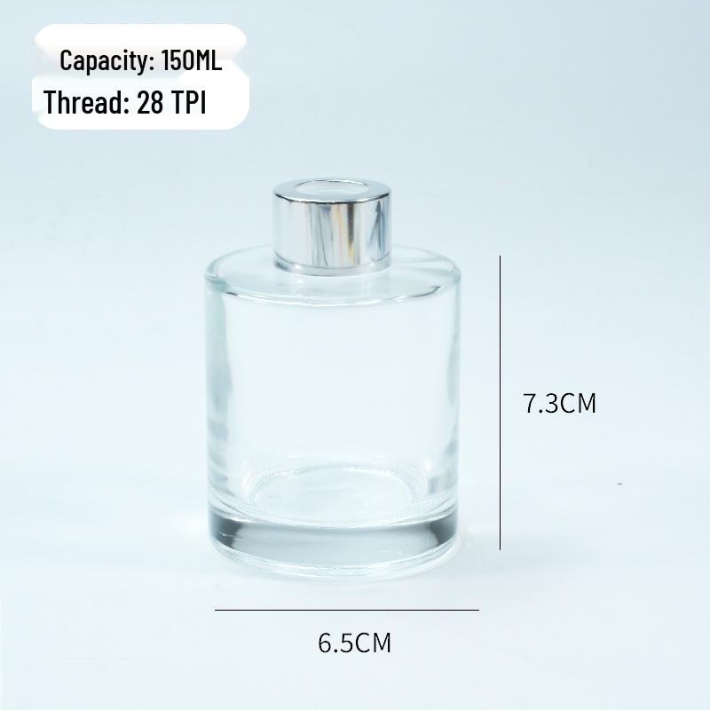 Aromatherapie-Glasflasche mit Rattanstäbchen, Flammelloser Diffusor, Reiseformat, Leer für Raumduft.