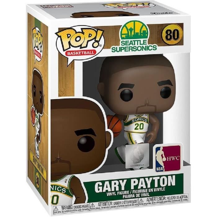 Figurine Funko Pop! NBA : Legends - Gary Payton (Seattle SuperSonics Home)