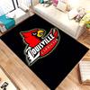Louisville Cardinals (5) Rug Suitable For Living Rooms Bedrooms Computer Rooms Dining Areas And Placement Under Tables And Chairs Also An Ideal Choice