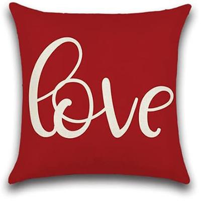 Valentine's Day pillowcase decoration home love rainbow decoration pillowcase Valentine's Day decoration cushion cover