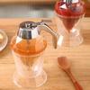 2/3Pcs Honey Dispenser One-handed Maple Syrup Dispensers With Stand Large Capacity BPA Free No Drip Handle Design Oil Dispenser