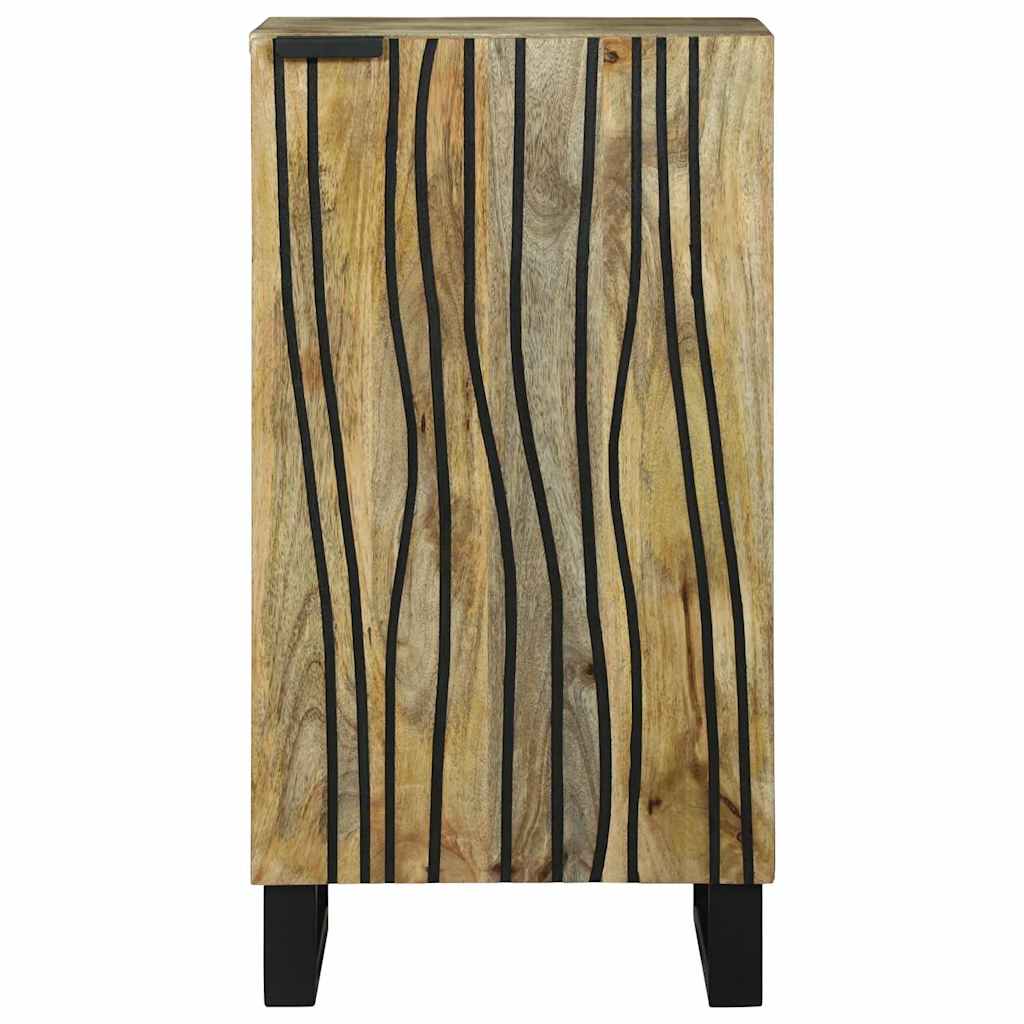 vidaXL Sideboard Natur 40 X 33 X 75 Cm Massives Mangoholz