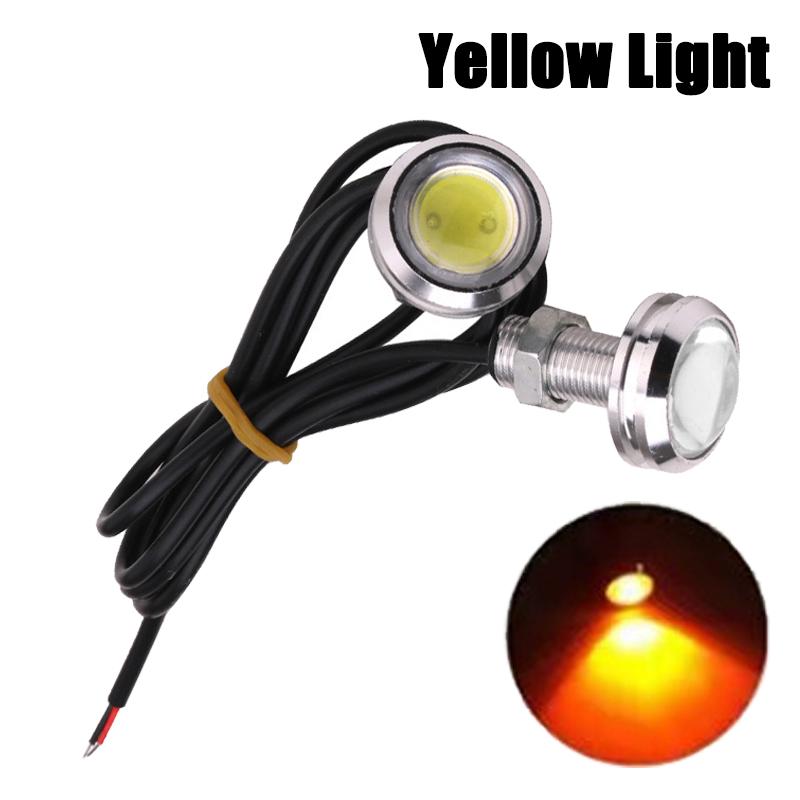 2Pcs Universal Car Motor Eagle Eye DRL Led Daytime Motorcycle Backup Reversing Parking Signal Automobiles Lamps Car Styling 12V
