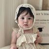 Embroidery Baby Lace Hat Flower Girl Bonnet Cap Korean Infant Lace Hat  Newborn