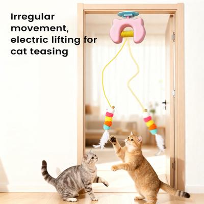 New Interactive Cat Toys Electric Cat Electric Smart Door Hanging Cat Balls Toy Self-entertainment Cat Amusement Artifact