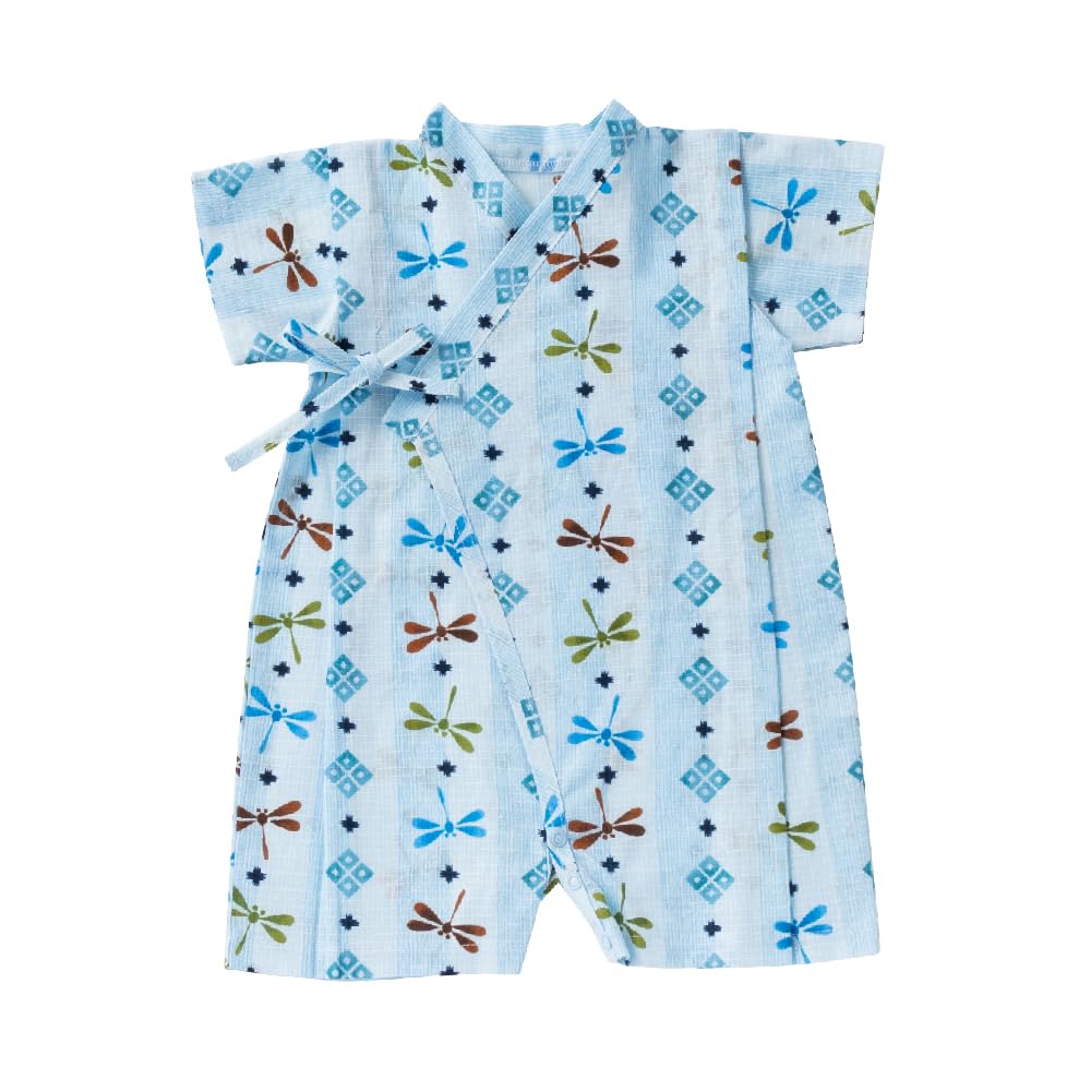 De Snap For Newborns and Made In [Cream Coco] Japanese-style All-in-One 2-Way All-in-One [Crotch Replacement/2-Way] Babies, Japan, 50-60cm