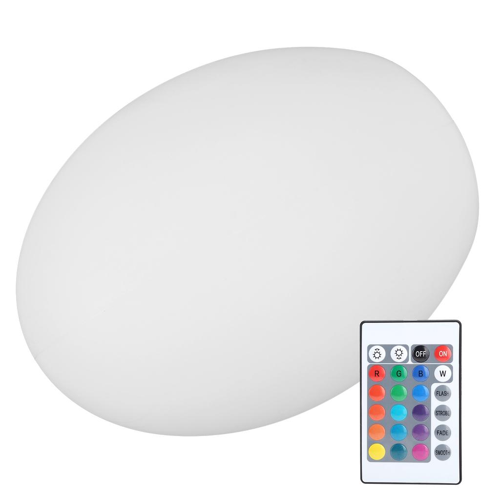 USB Charging LED 16 Colors Remote Control Night Light Outdoor Waterproof Lamp (14 X 19cm)