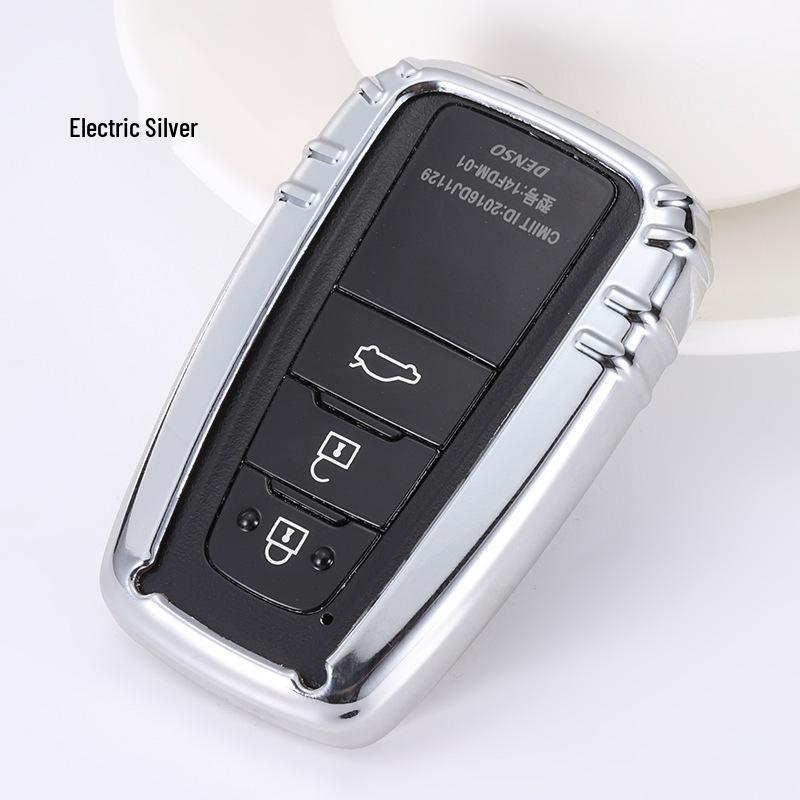 TPU Car Key Cover for Toyota Camry, CHR, IZOA, Prado 2700