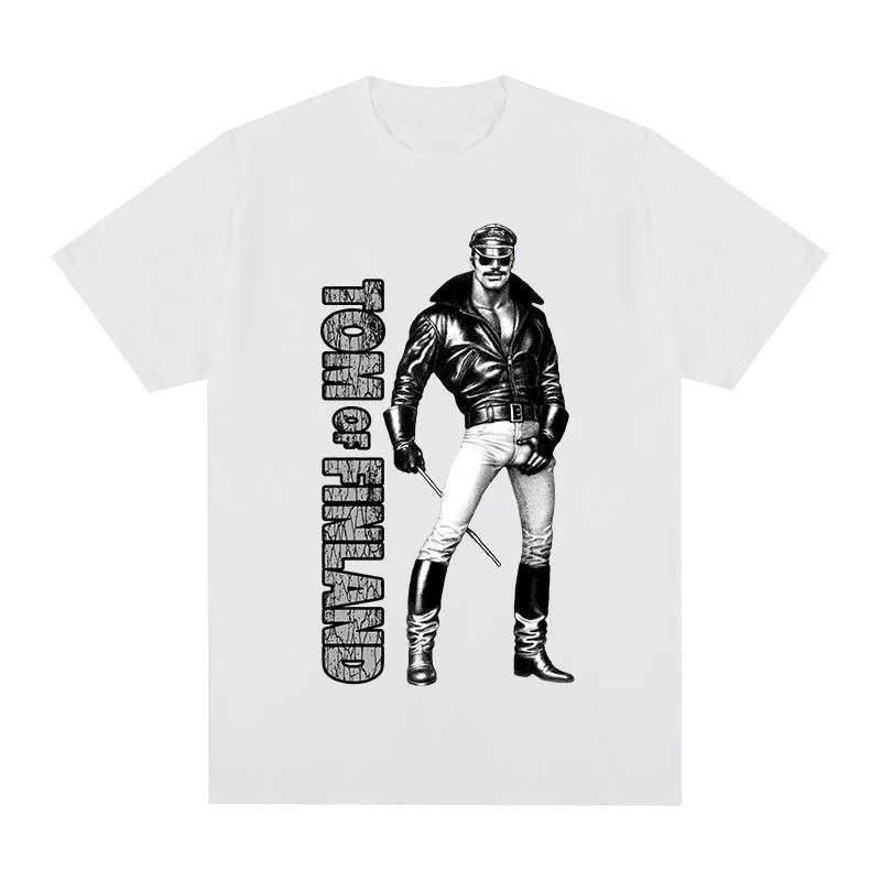 TOM OF FINLAND T-Shirt BOYFRIEND Schwul COPS Baumwolle Herren T-Shirt Neu TEE TSHIRT Damen Tops