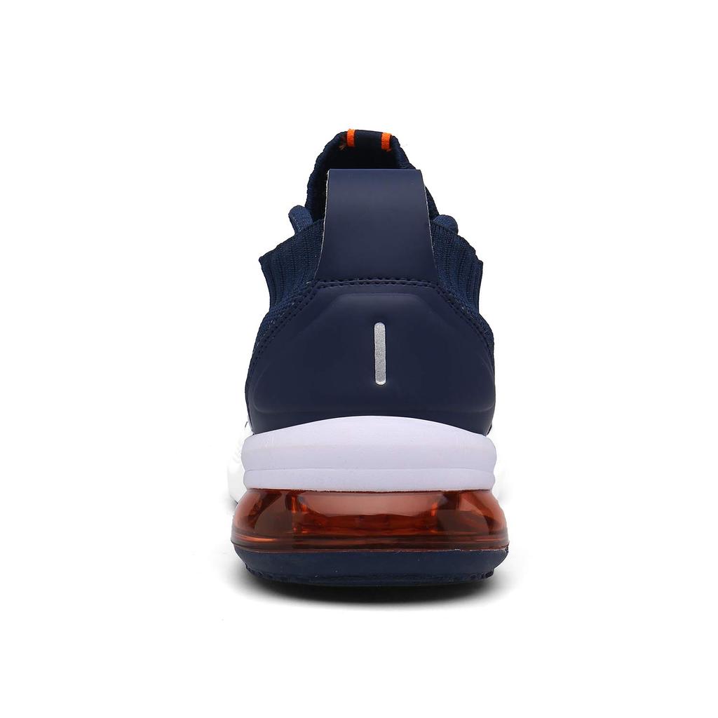Sneakers Running Shoes for Men and Air Easy To Comfortable for Athletic Shoes Colors Deep Blue Orange [Ulogu] Women, Ultralight, Cushioned,