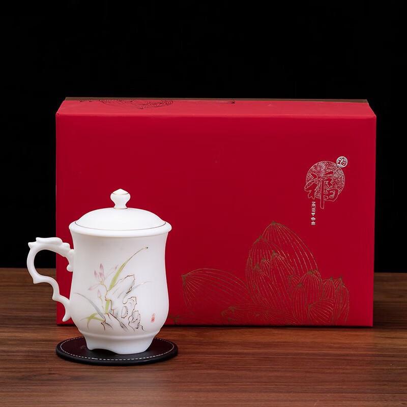 

Chaxun Jade Ceramic Tea Separation Office Cup