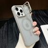 Luxury Bracket Stand Magnetic Phone Case for iPhone 16 15 14 Plus 13 12 11 16 Pro Max With Lens Protection Cover for Magsafe
