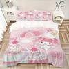 3pcs Cartoon My Melody Print Cover Set Ultra Soft, Breathable, and Comfortable Bedding with Stylish Design for Bedroom and Guest Room Decor 1 Cov