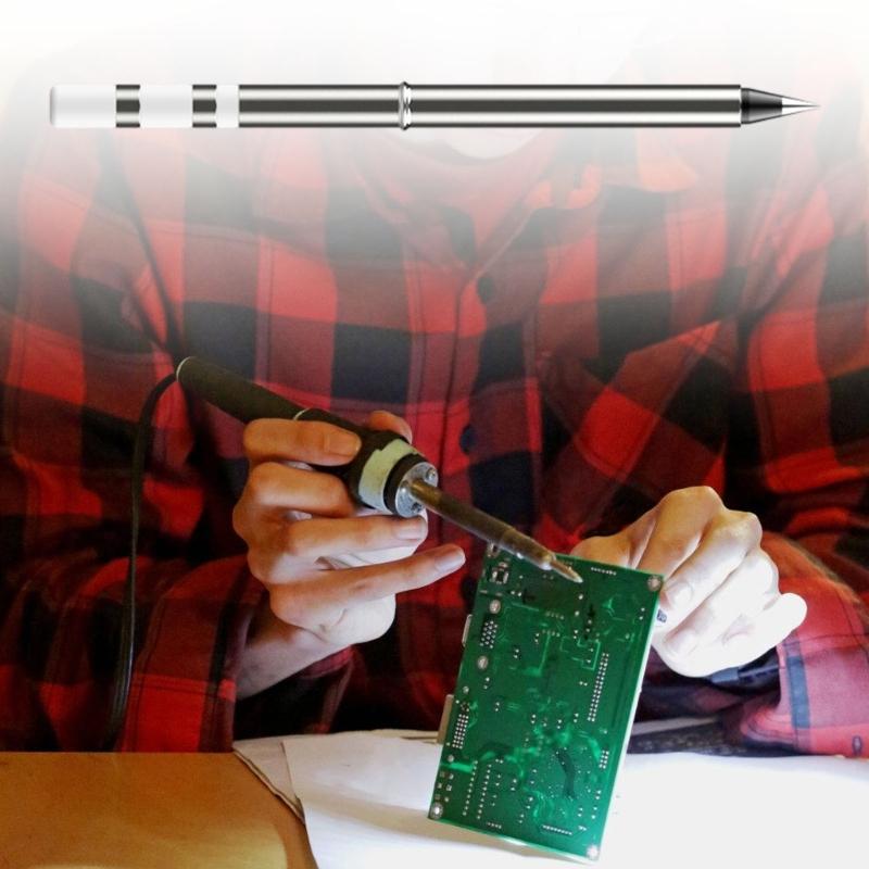 Effective Soldering Iron Tip With Fast Heat Response Works for Iron Types Consistent Welding Quality Solder Tip