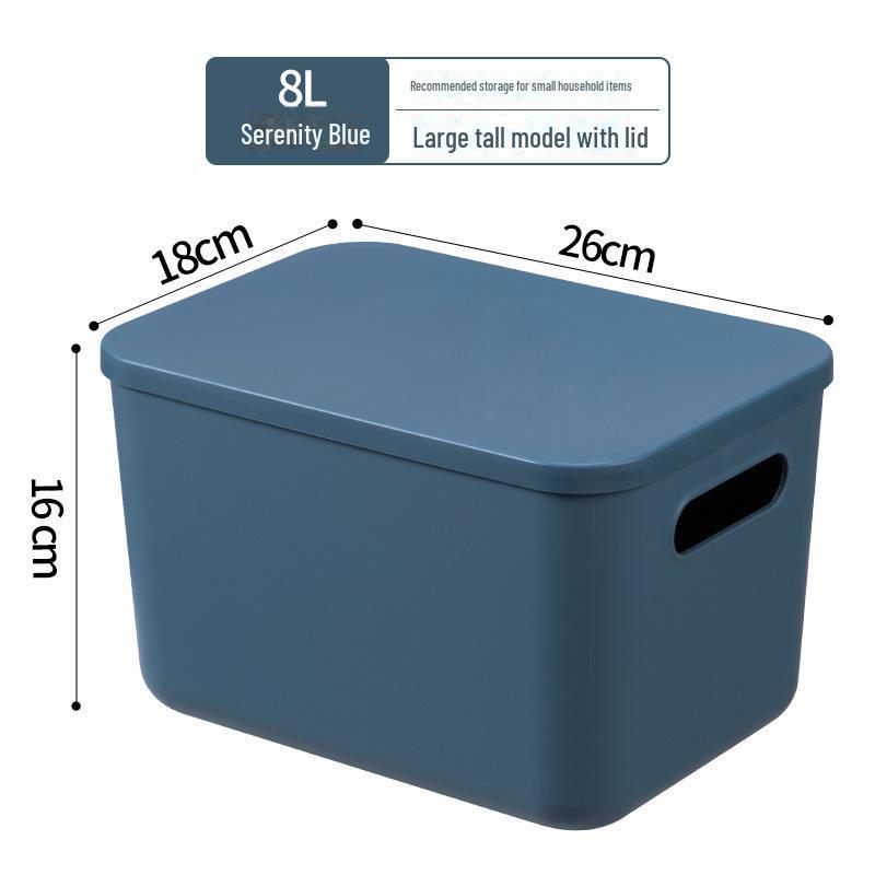 Large Plastic Storage Box for Clothing and Sundries - Ideal for Dorm or Home