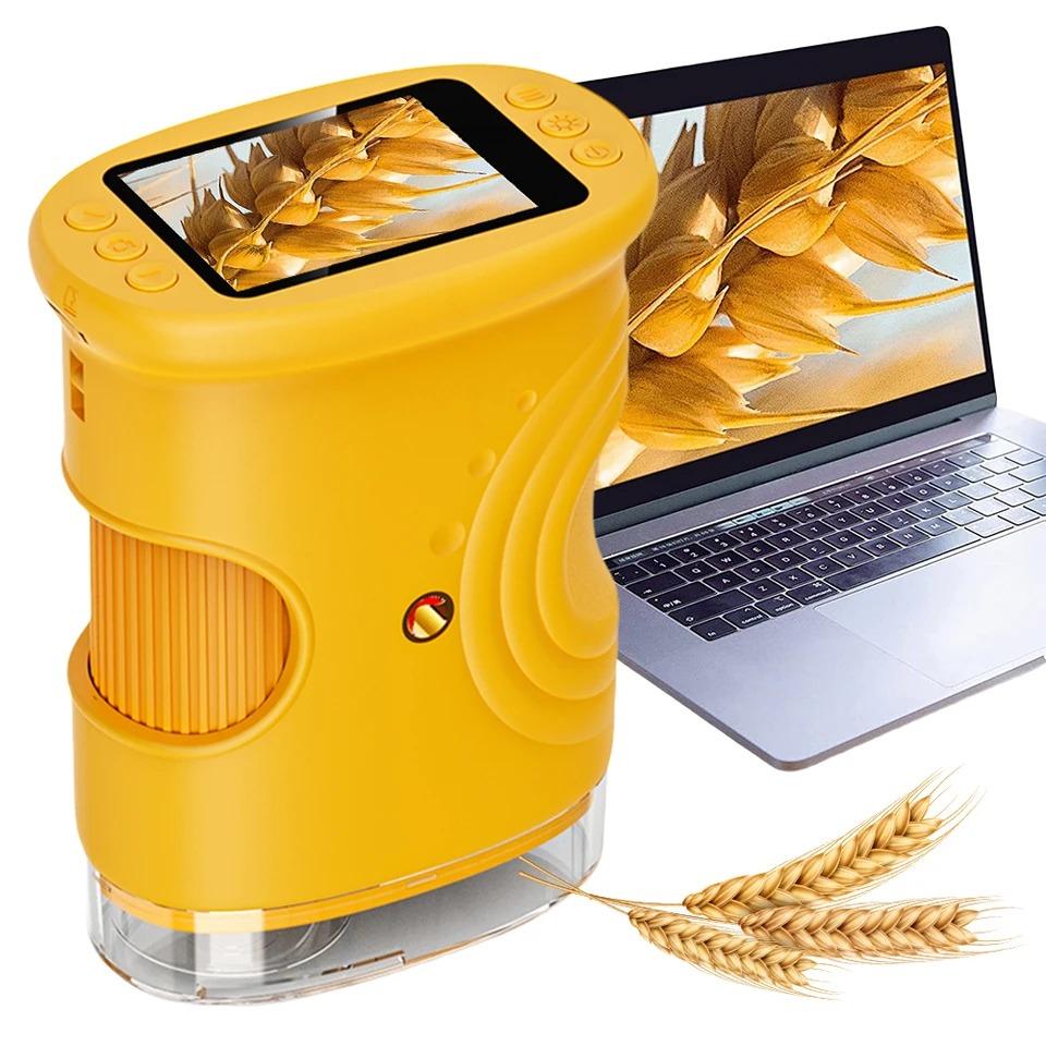 Handmikroskop Digitalmikroskop für Kinder-Tragbares 2" Digitalmikroskop für Kinder mit 2M Auflösung 1080P FHD Pädagogische Wissenschaftsspielzeuge