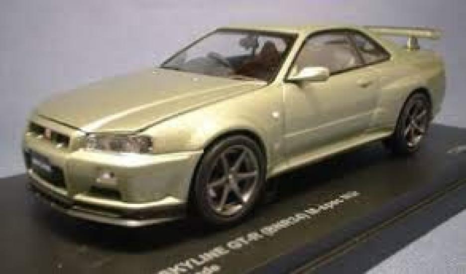 

Kyosho Nissan Skyline R34 M Spec Nur K03382MJ Готовый продукт 1/43 GT-R