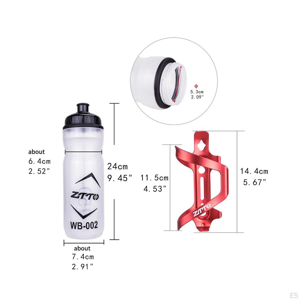 Aluminiowy koszyk na bidon do rowerów górskich - Pojemność 750 ml