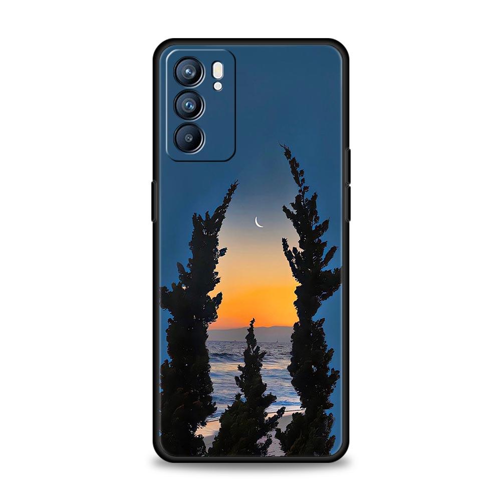 Carino arte bella indie rosa acceso Custodia Per Oppo Reno8 Reno7 Reno6 Pro A54 5G Find X6 X5 A53 A52 A9 A15 A95 A17 A16 A57 A31 Copertura