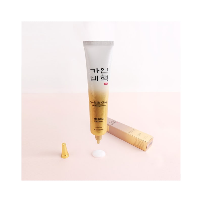 Gainbi Cheok Jin 24K Gold Eye Cream 40ml / Ginseng Cultured Root Exosome Elasticity Care Wrinkle Improvement