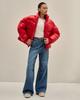 Julia 18800 Short Puffer Jacket Red