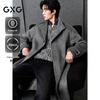 GXG Men's Classic Alpaca Wool Blend Long Overcoat