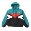 Men's and women's alphabet decal waterproof hooded zipper jacket