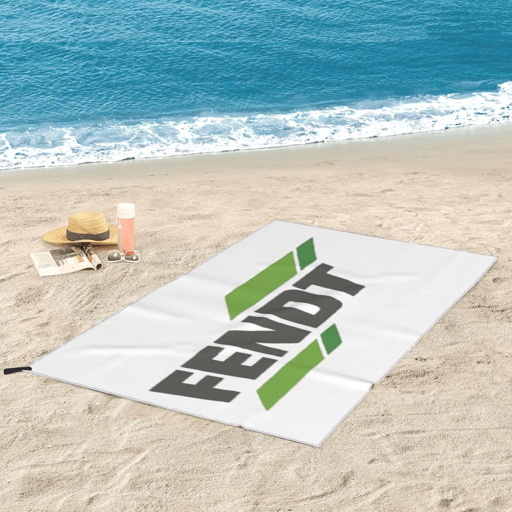 Fendt Tractor Beach Towel Soft Microfiber Quick Dry Absorbent Quick Towels For Swimming
