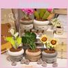 Cactus Sunflower Potted Calla Lily Plush Toy Living Room Decoration Tabletop
