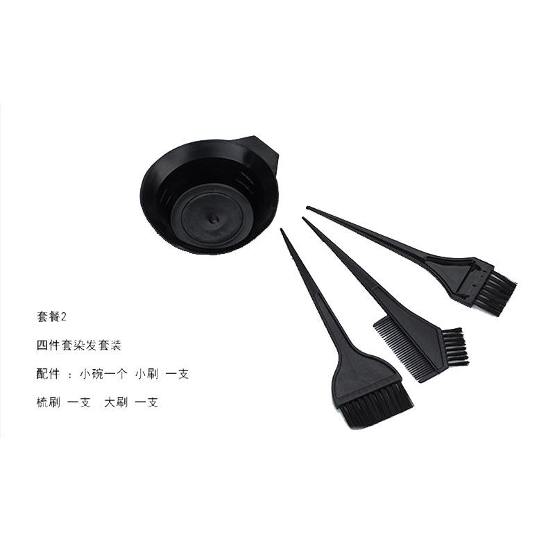 3/5-teiliges Haarfärbemittel-Farbpinsel-Schüssel-Set mit Ohrstöpseln, Färbemischer, Haartönungs- und Färbeapplikator, Friseur-Styling-Zubehör