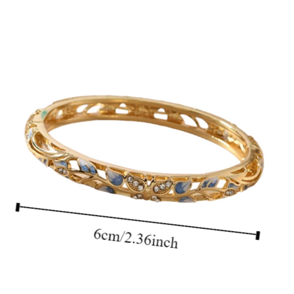 Traditional Vintage Cloisonne Bangle Enamel Women's Hand Bracelet  Jewelry Gifts