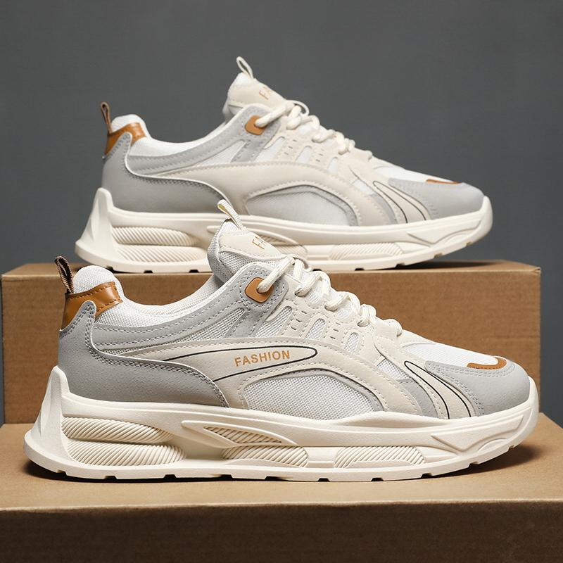 Fashion Casual Sports Trendy Student 2025 Summer Men's Shoes New Breathable Mesh Shoes Men Trend All Match Platform Sneakers Casual