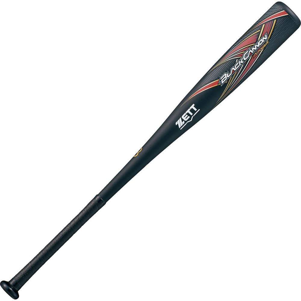 ZETT Youth Baseball Softball FRP Bat Black 80cm 600g Average Black BCT75370 Cannon-APower (1900)