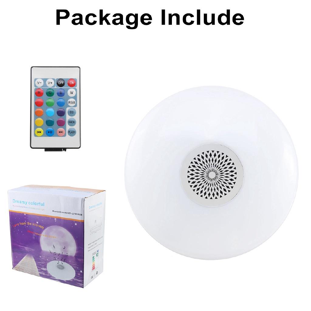 30W Moderne LED Deckenleuchte Heimbeleuchtung APP Bluetooth Musiklicht + Fernbedienung RGB Dimmbar Schlafzimmerlampen Intelligente Decke