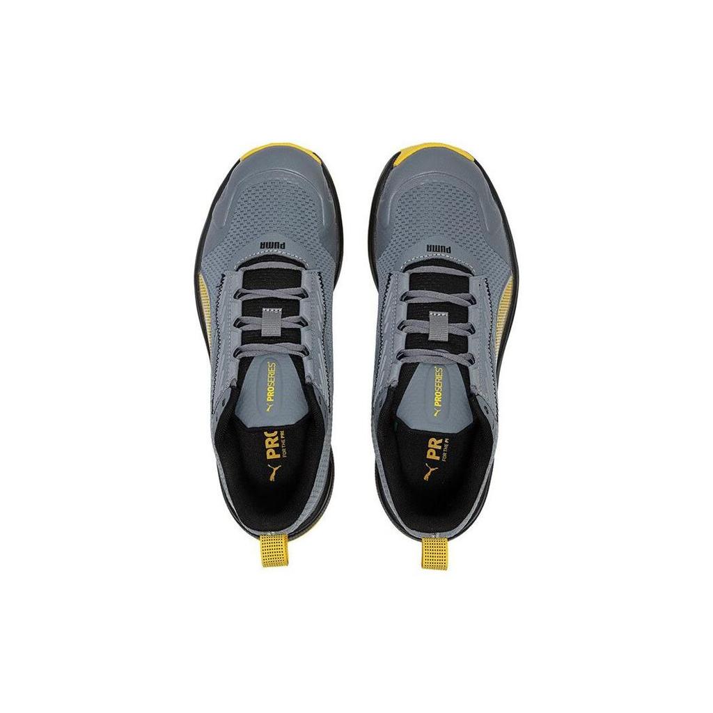 Puma Obstruct Profoam Simple Fabric Synthetic Leather Non-Slip Wear-Resistant Low-Top Running Shoes Unisex Sneakers Yellow Gray 377876-02