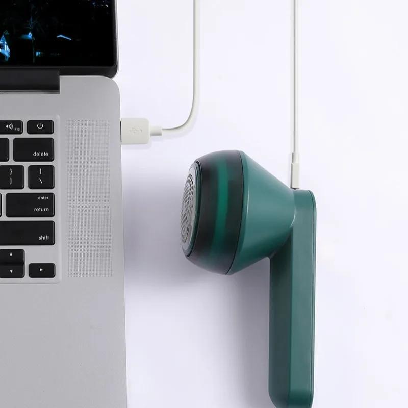 Electric Lint Remover for Clothes USB Rechargeable Fabric Hair Ball Trimmer Fuzz Pellet Sweater Lint Eliminator Removal Device