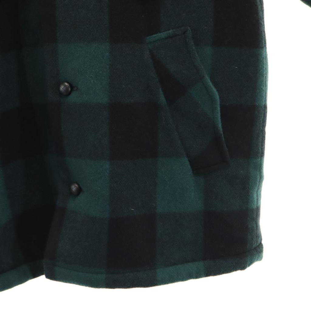 HYSTERIC WIND AND SEA Collaboration Check Pattern Boa Ranch Coat Men's Used