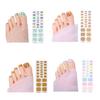 Teennagelstickers Semi-uitgeharde Gel Teennagellak Strips Pedicure Nagels Stickers