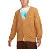 Nike Logo Cardigan 'Brown Beige' Men's DQ6307-722